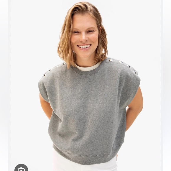 Clare V Tops - CLARE V le vest with studs. medium.